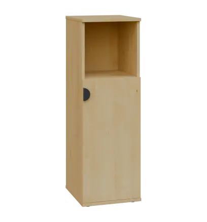 TN 3 - 3DN kancelářská skříň, 1-dveřová/nika, pravá, 1107x360x400, javor horský